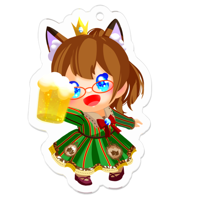 アクリルキーホルダー - 50 x 50 (mm)