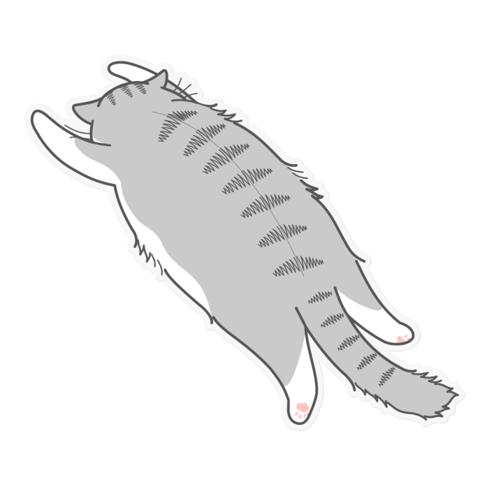 ステッカー - 160 x 160 (mm)クリア