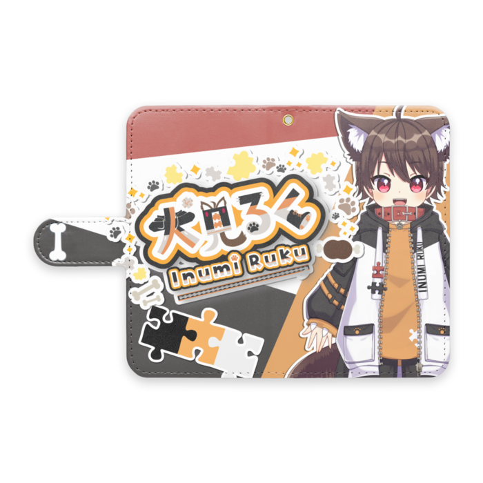 手帳型Androidケース - S - ストラップ穴 あり