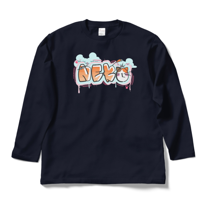 ロングスリーブTシャツ - L - ネイビー