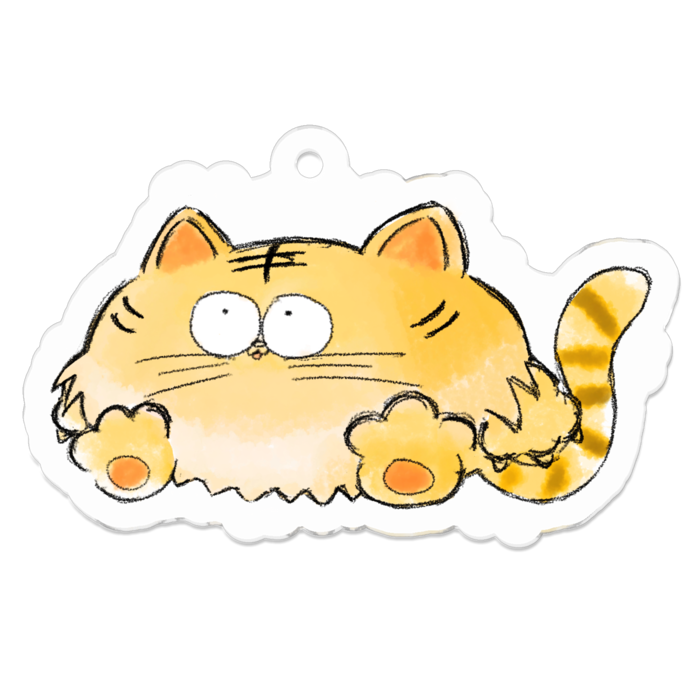 アクリルキーホルダー - 50 x 50 (mm)