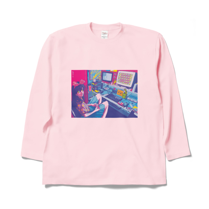 ロングスリーブTシャツ - XL - ライトピンク