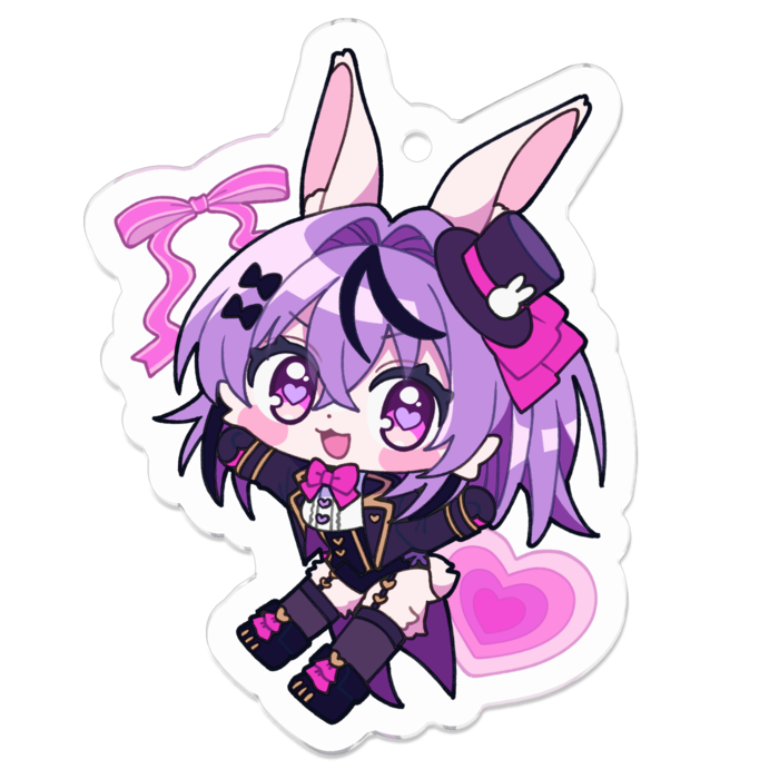 アクリルキーホルダー ハート