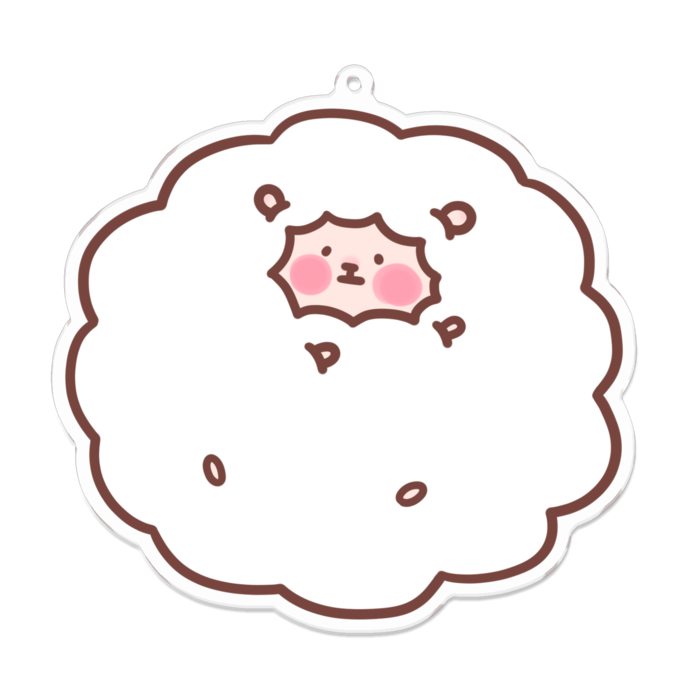 アクリルキーホルダー - 100 x 100 (mm)