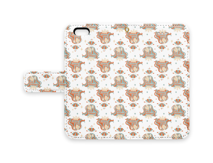手帳型iPhoneケース - iPhone 6 / 6s - ストラップ穴 あり
