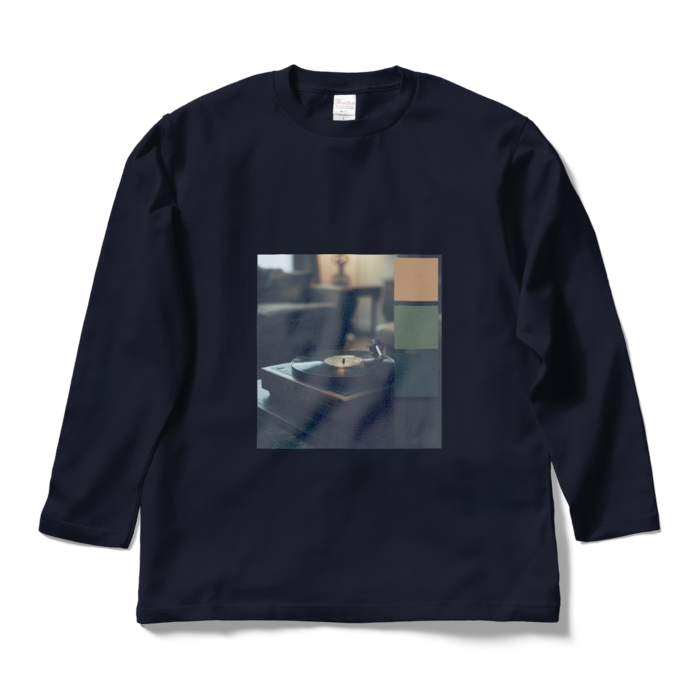 ロングスリーブTシャツ - L - ネイビー