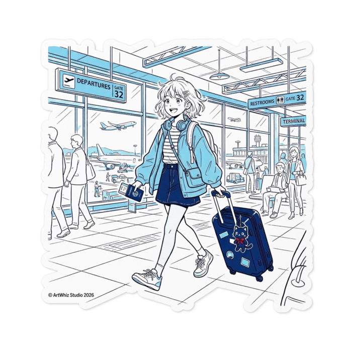 ステッカー - 100 x 100 (mm)