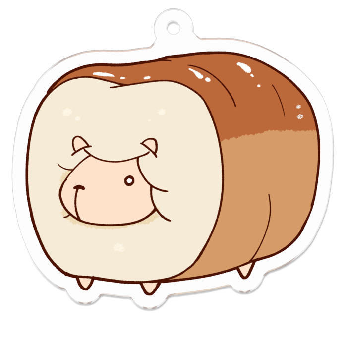 アクリルキーホルダー - 50 x 50 (mm)