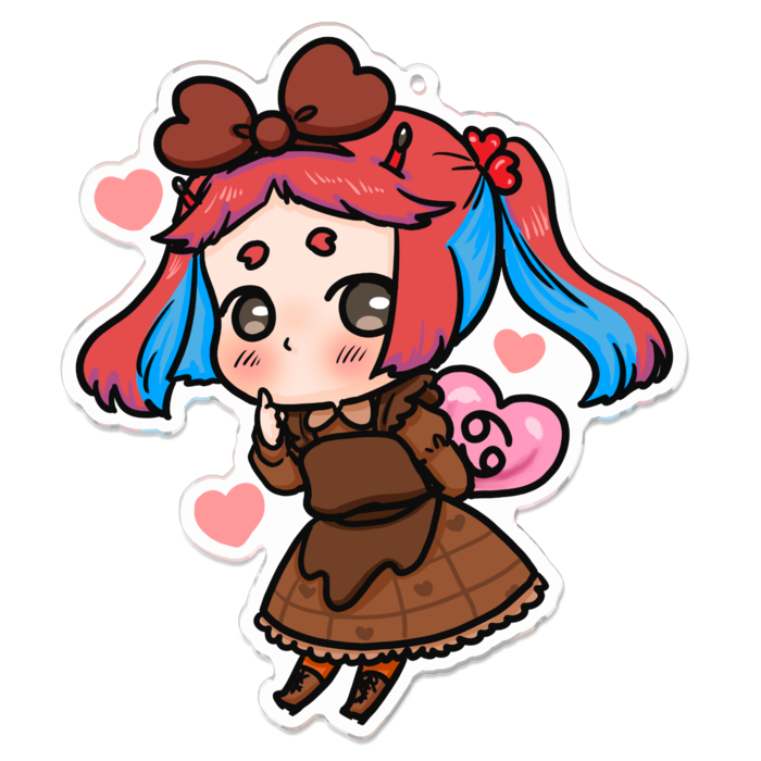 アクリルキーホルダー - 100 x 100 (mm)