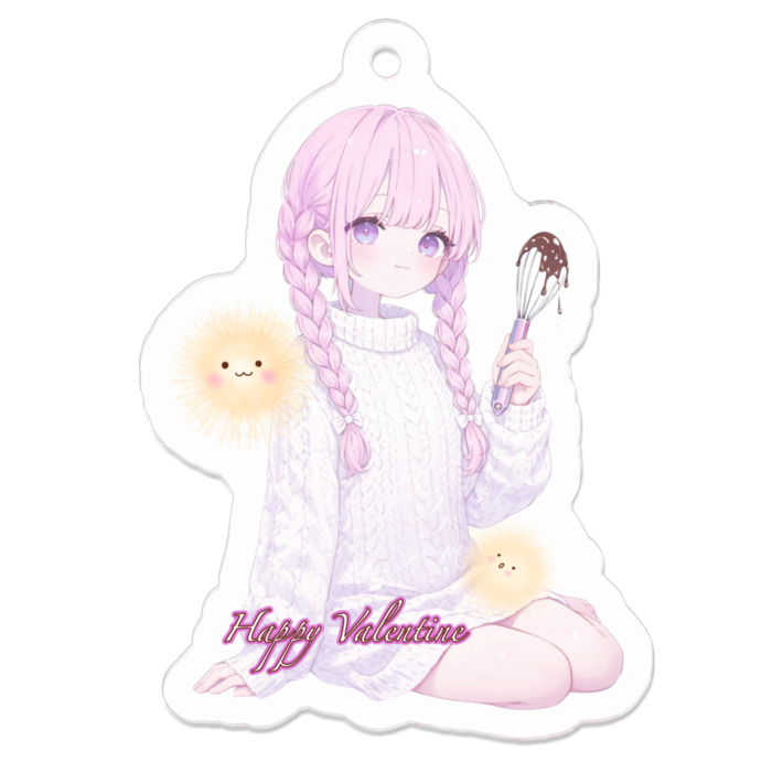 アクリルキーホルダー - 50 x 50 (mm)