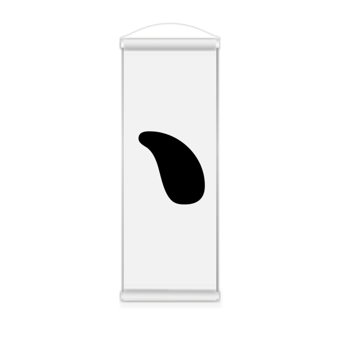 ミニタペストリー - 182x515(mm)「読点」てん