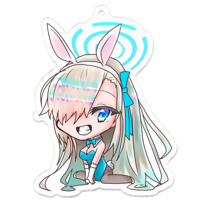 アクリルキーホルダー（コーティング） - 70 x 70 (mm)