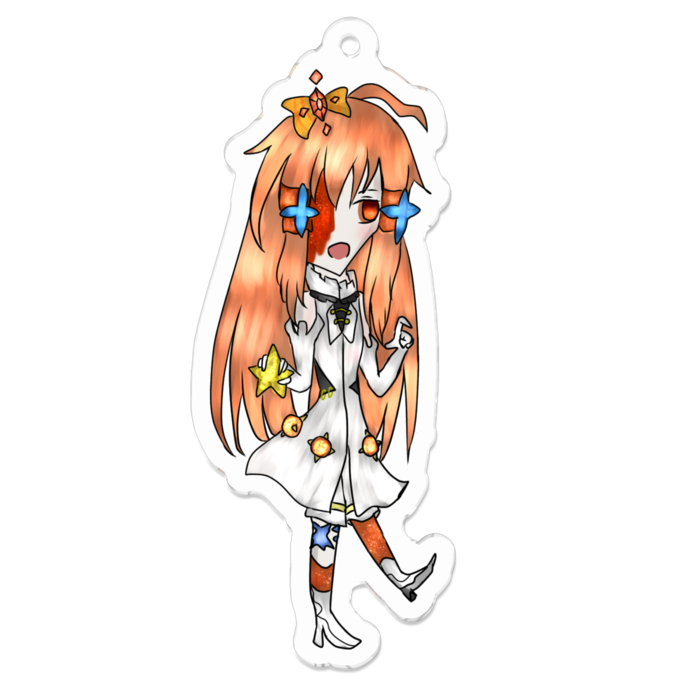 アクリルキーホルダー - 70 x 70 (mm)