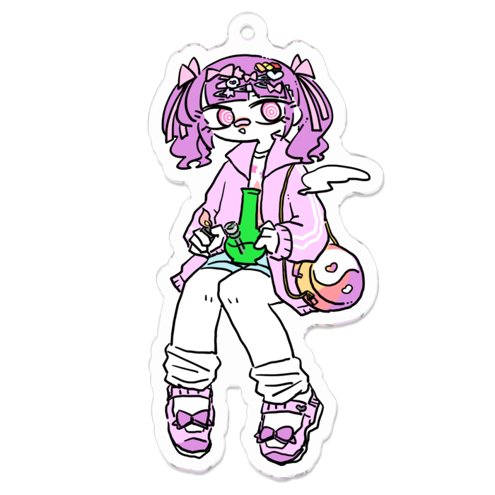 アクリルキーホルダー - 70 x 70 (mm)