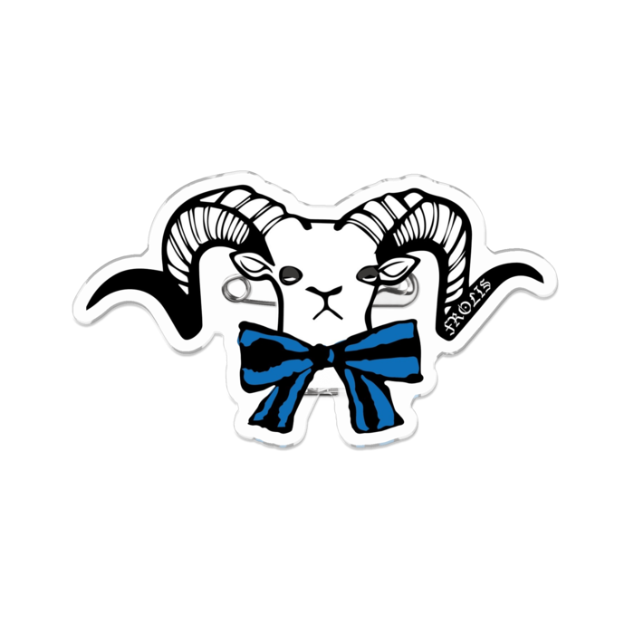 アクリルバッジ - 青