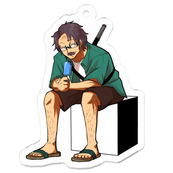 アクリルキーホルダー - 50 x 50 (mm)