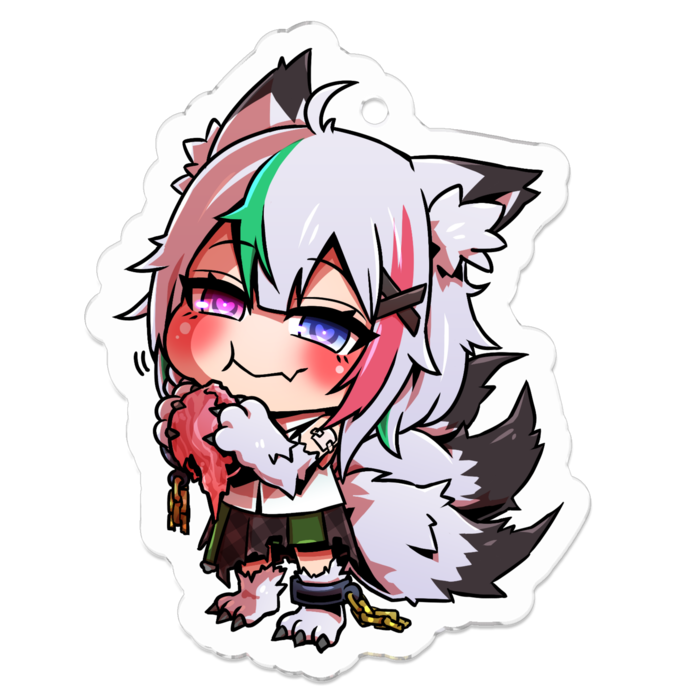 アクリルキーホルダー（コーティング） - 50 x 50 (mm)