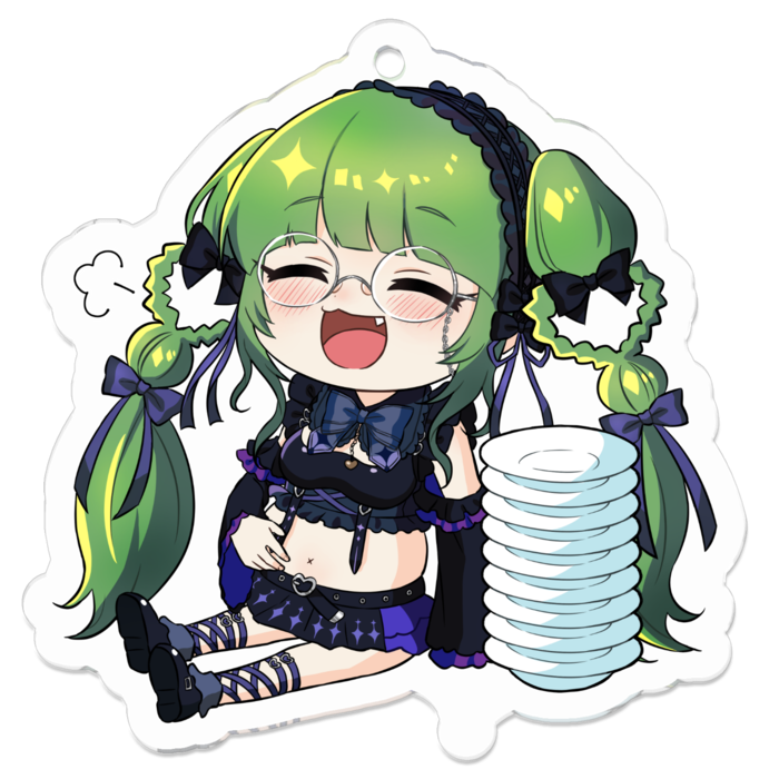 アクリルキーホルダー - 50 x 50 (mm)