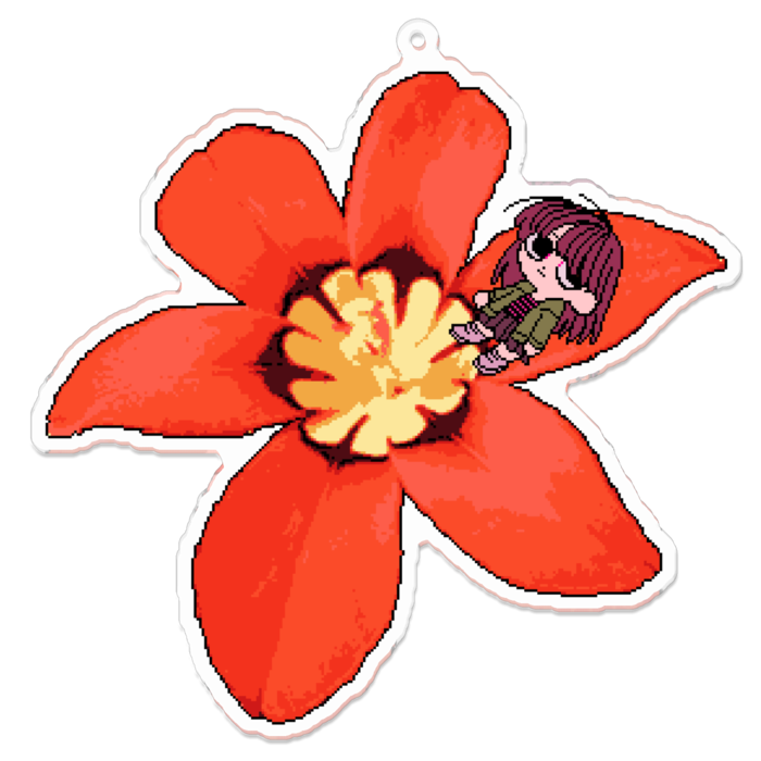 アクリルキーホルダー - 100 x 100 (mm)