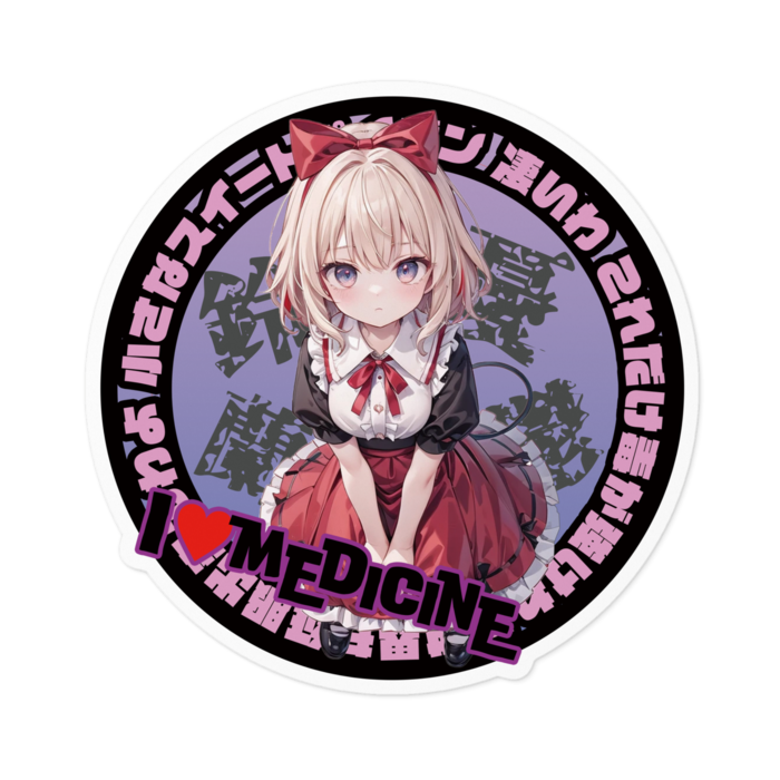 ステッカー - 100 x 100 (mm)