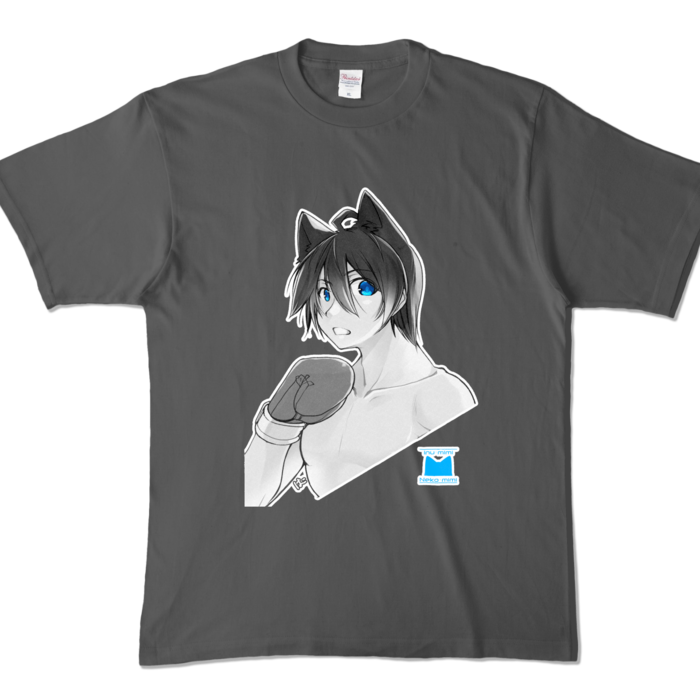 前面プリント：XL - チャコール