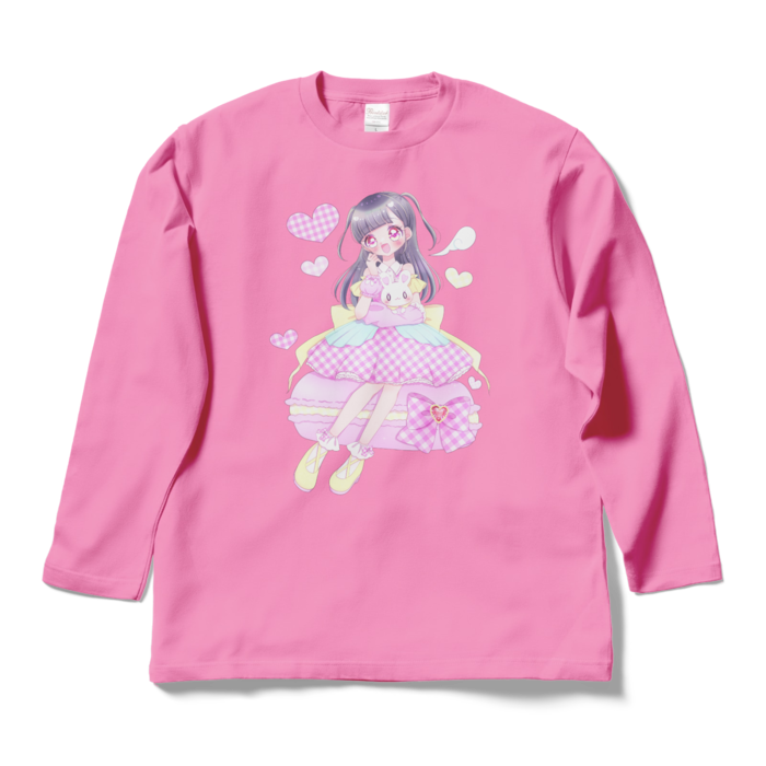 ロングスリーブTシャツ - L - ピンク