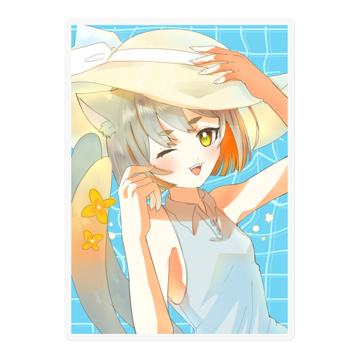 ステッカー - 100 x 100 (mm)