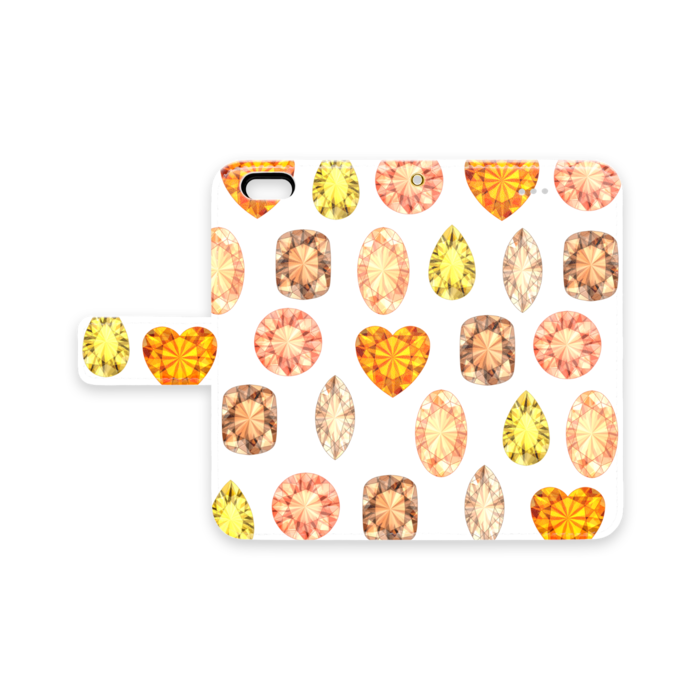 手帳型iPhoneケース - iPhone 6 / 6s - ストラップ穴 あり