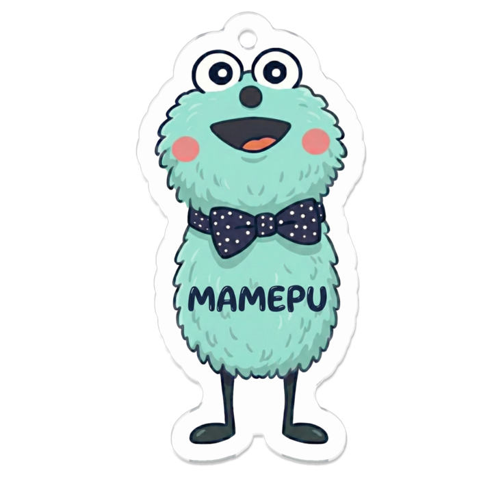 アクリルキーホルダー - 50 x 50 (mm)