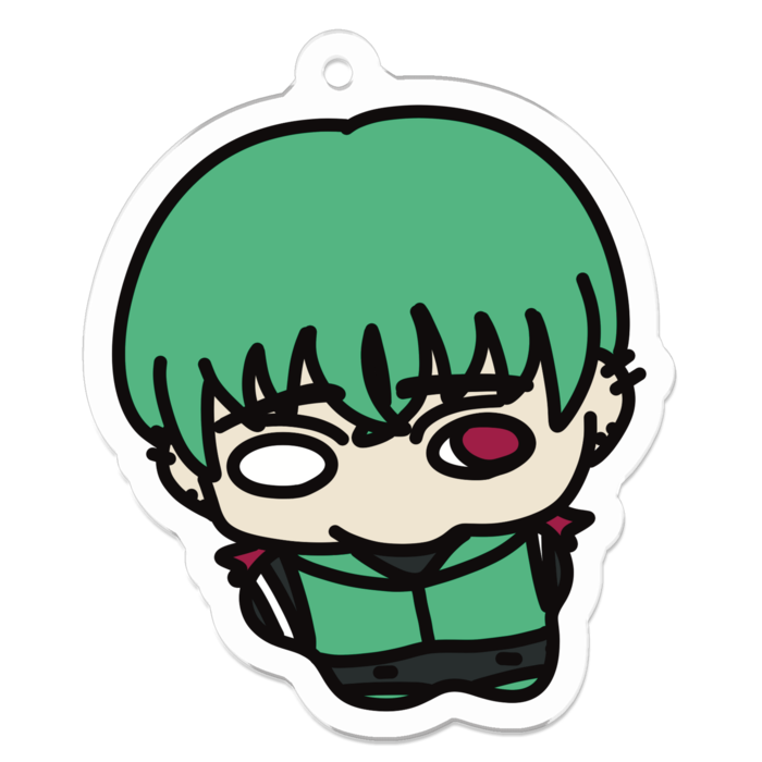 【ブイくん】アクリルキーホルダー - 50 x 50 (mm)