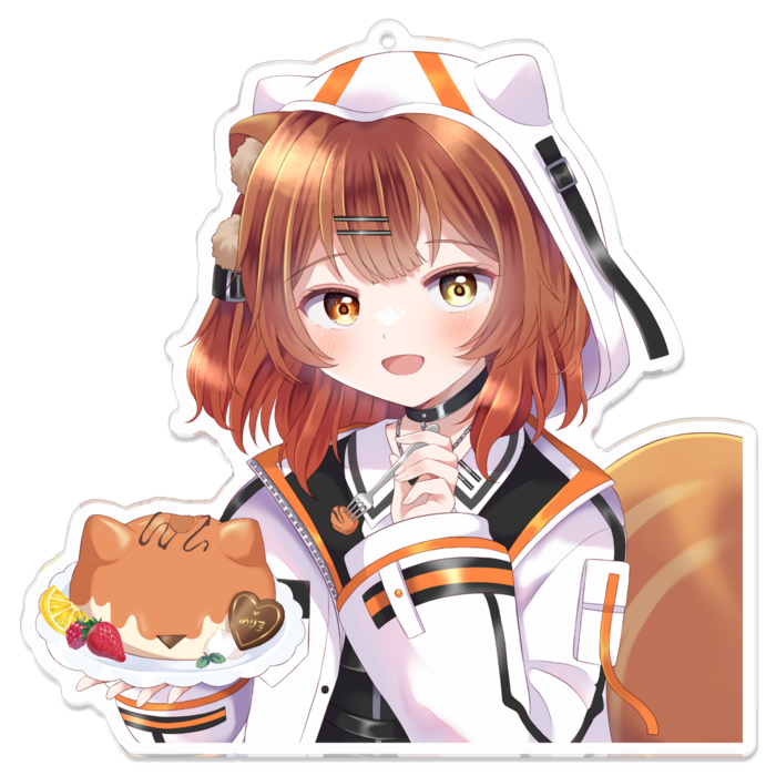 アクリルキーホルダー（コーティング） - 100 x 100 (mm)