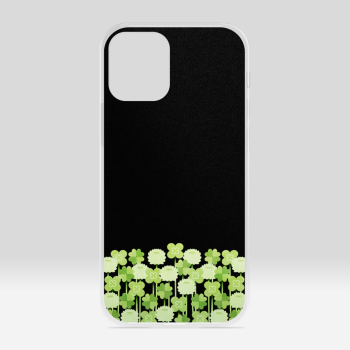 クリアiPhoneケース　黒色　iPhone 12mini