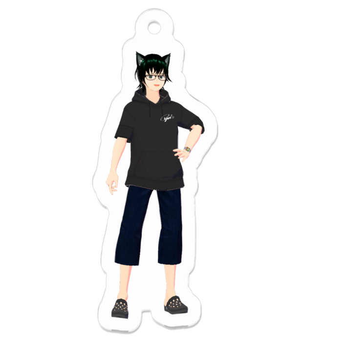 アクリルキーホルダー - 50 x 50 (mm)