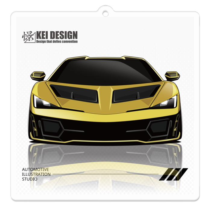 アクリルキーホルダー - W70 × 70mm 以内