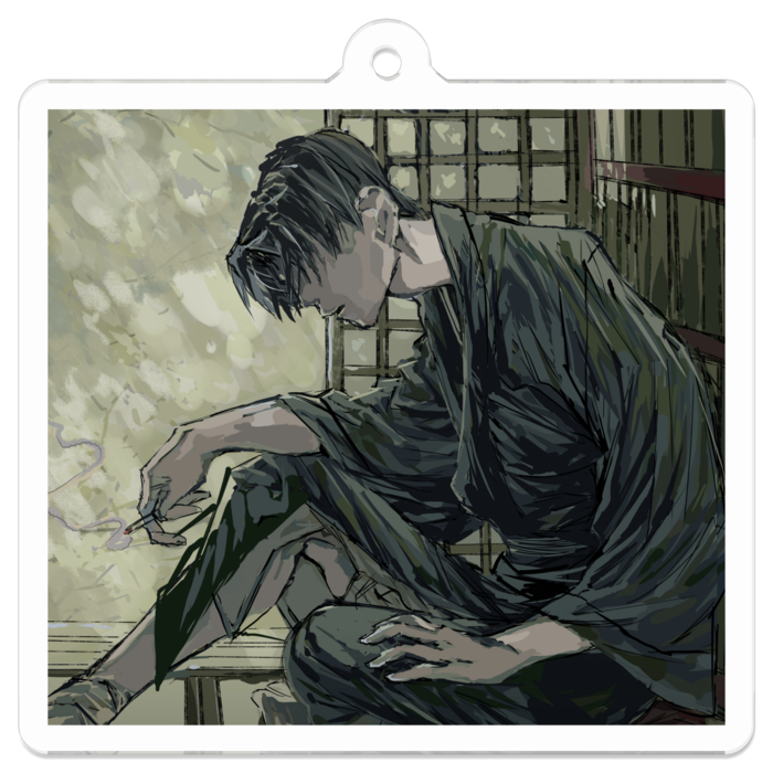 アクリルキーホルダー(コーティング) - 50 x 50 (mm)