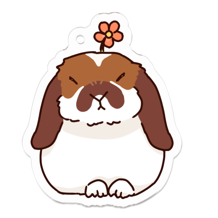 アクリルキーホルダー - 50 x 50 (mm)