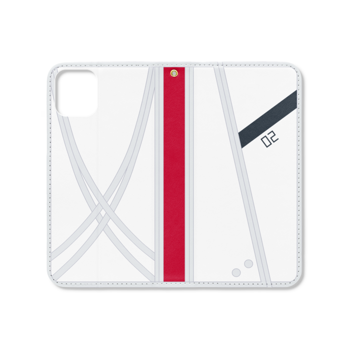 手帳型iPhoneケース（ベルトなし） - iPhone 11 - ストラップ穴 あり