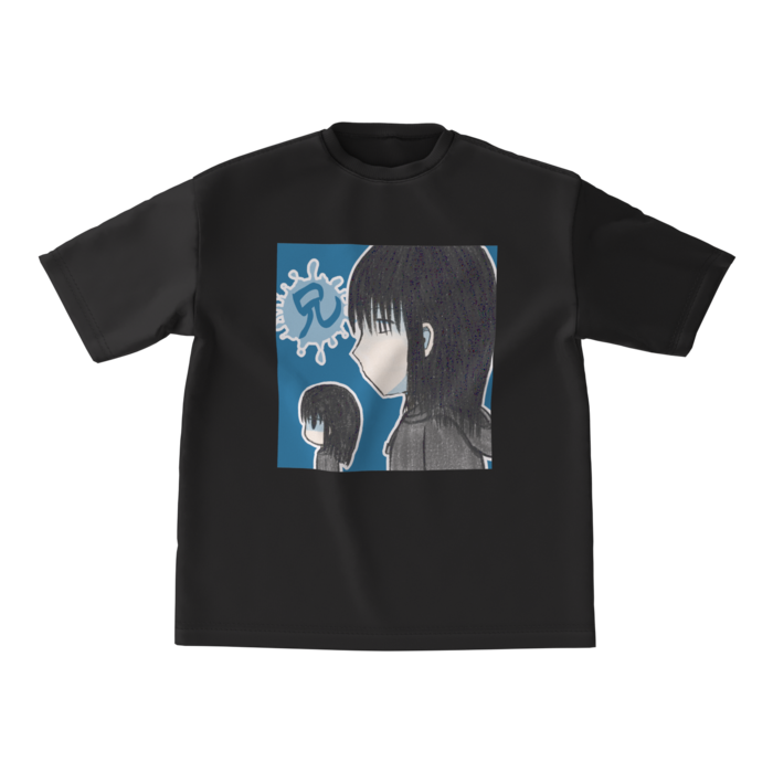 ビッグシルエットTシャツ - M - 両面