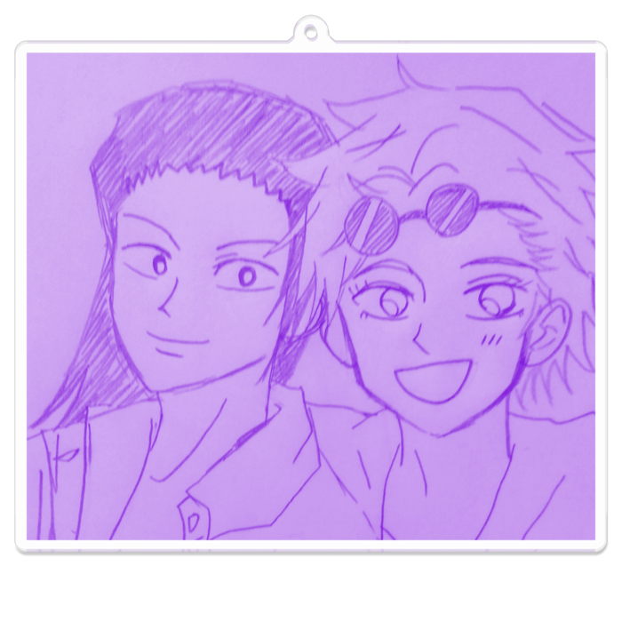 アクリルキーホルダー - 100 x 100 (mm)