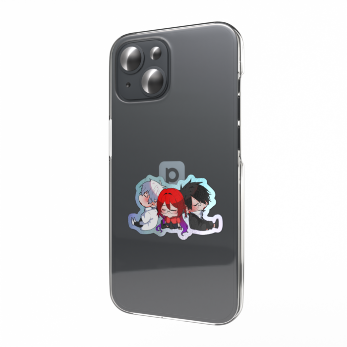 オーロラスマホステッカー - 縦