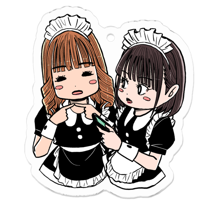 アクリルキーホルダー - 50 x 50 (mm)