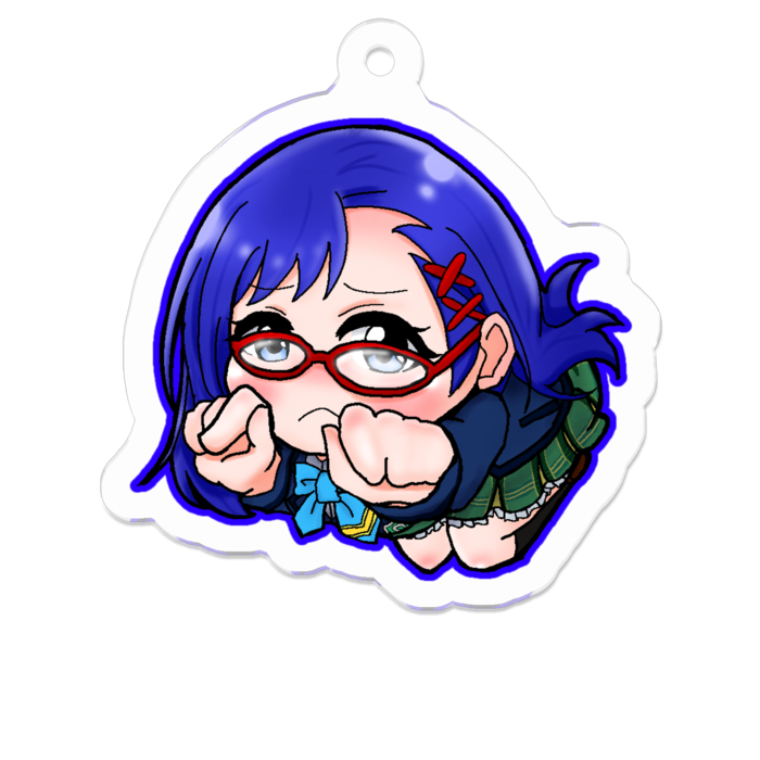 アクリルキーホルダー - 50 x 50 (mm)