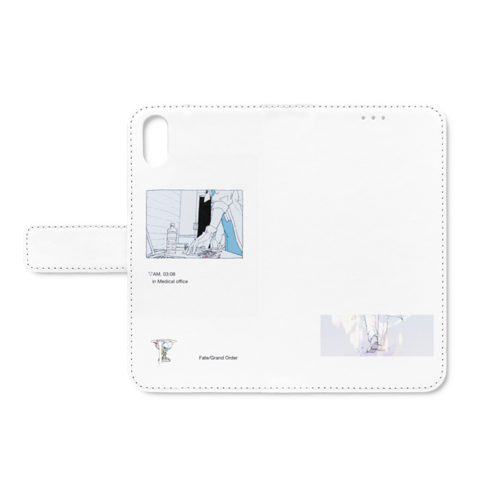 手帳型iPhoneケース - iPhone X - ストラップ穴 なし