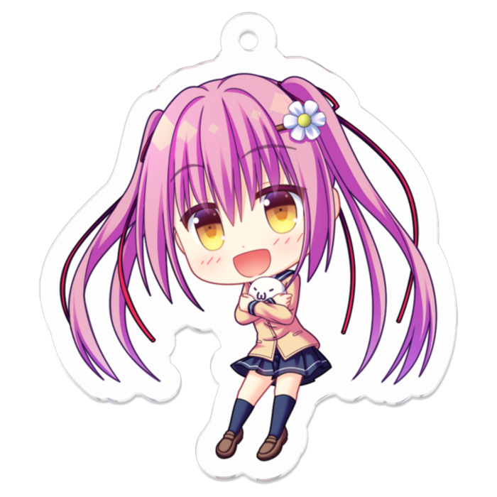 アクリルキーホルダー（コーティング） - 50 x 50 (mm)