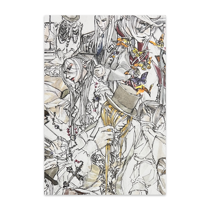 ポストカード(10枚セット) - ヴァンヌーボVGスノーホワイト195kg