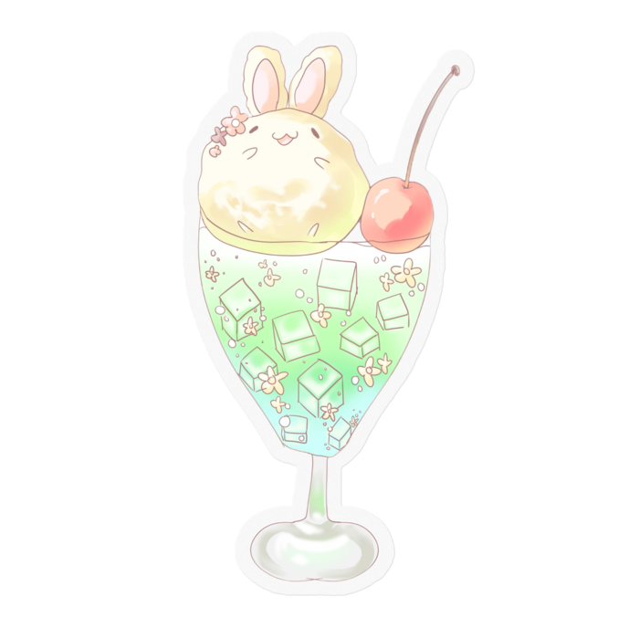 ステッカー - 100 x 100 (mm)