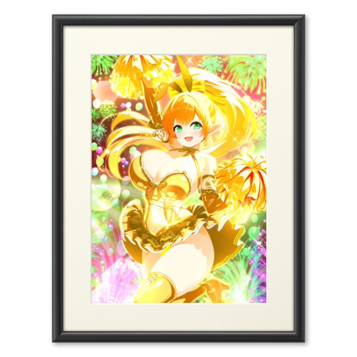 複製画(プリモアート) - A3(金髪/額縁・ブラック)