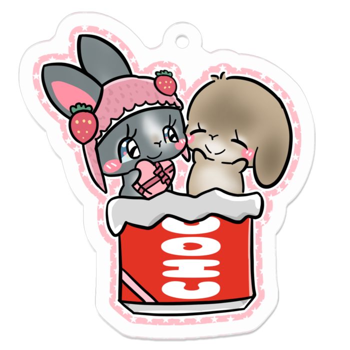 アクリルキーホルダー - 50 x 50 (mm)