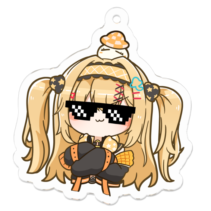 アクリルキーホルダー - 50 x 50 (mm)