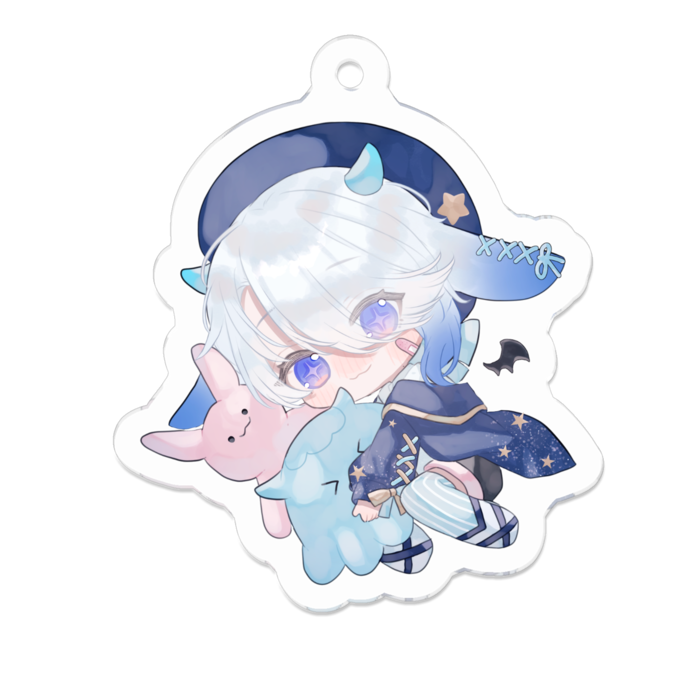 アクリルキーホルダー - 50 x 50 (mm)